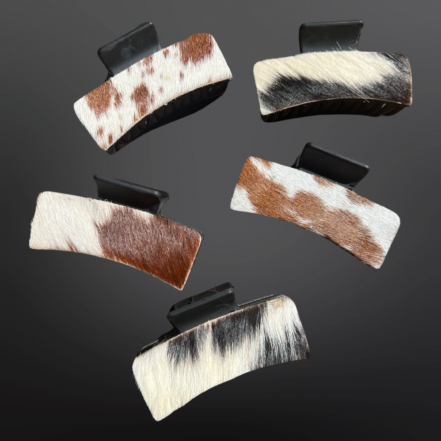 Cowhide Claw Clip