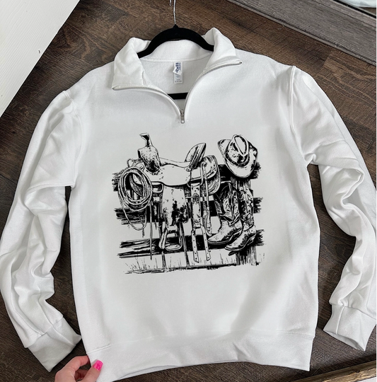 Fencepost Saddle Quarter Zip