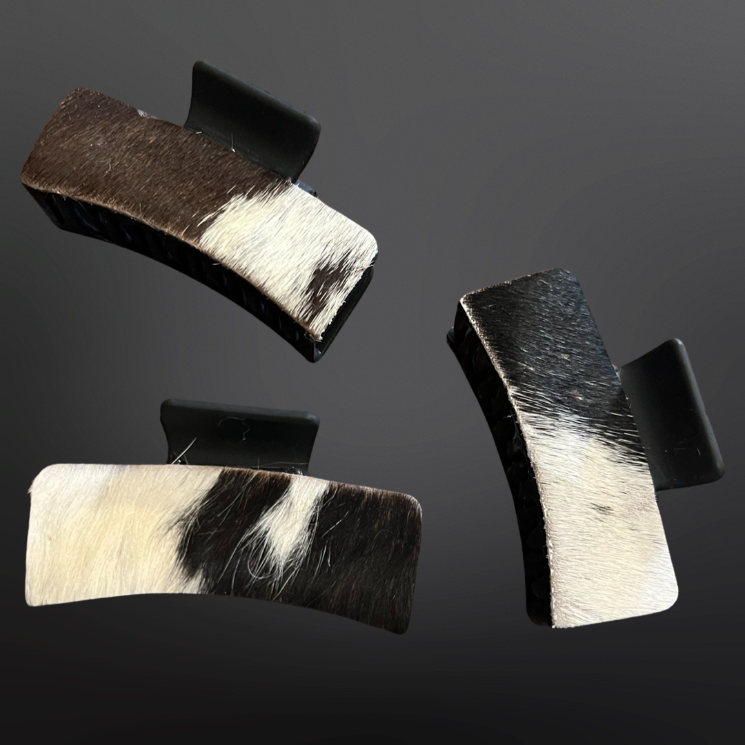 Cowhide Claw Clip